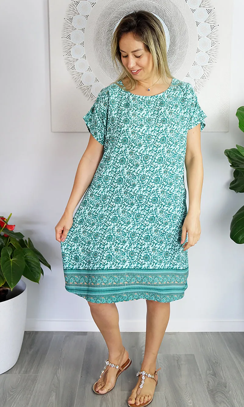 Rayon Dress Michelle Alpine, More Colours