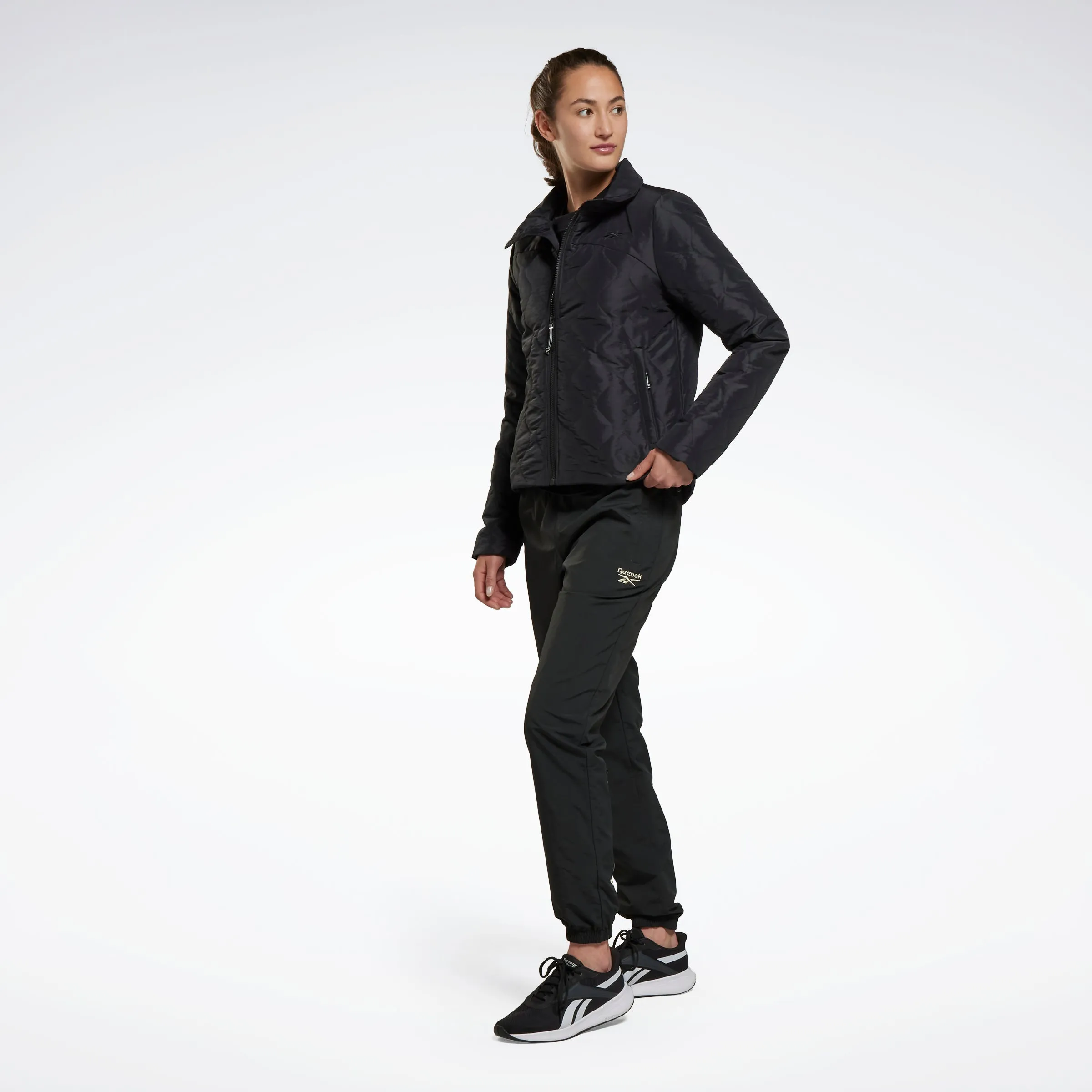 Reebok Apparel Women Thermowarm Graphene Padded Jacket Black