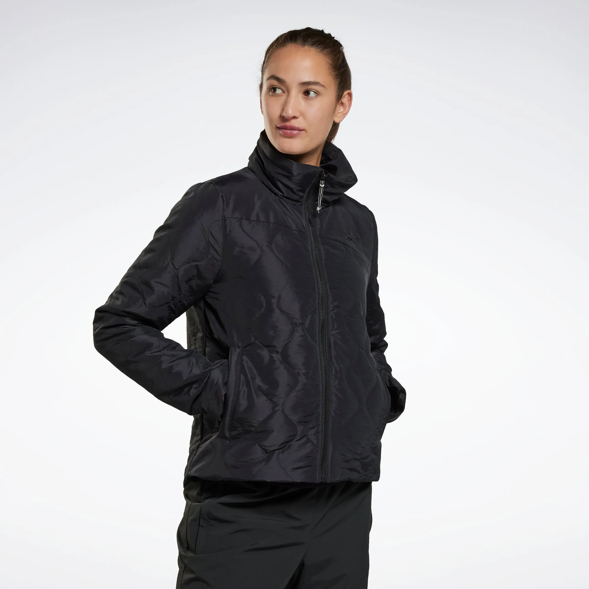 Reebok Apparel Women Thermowarm Graphene Padded Jacket Black