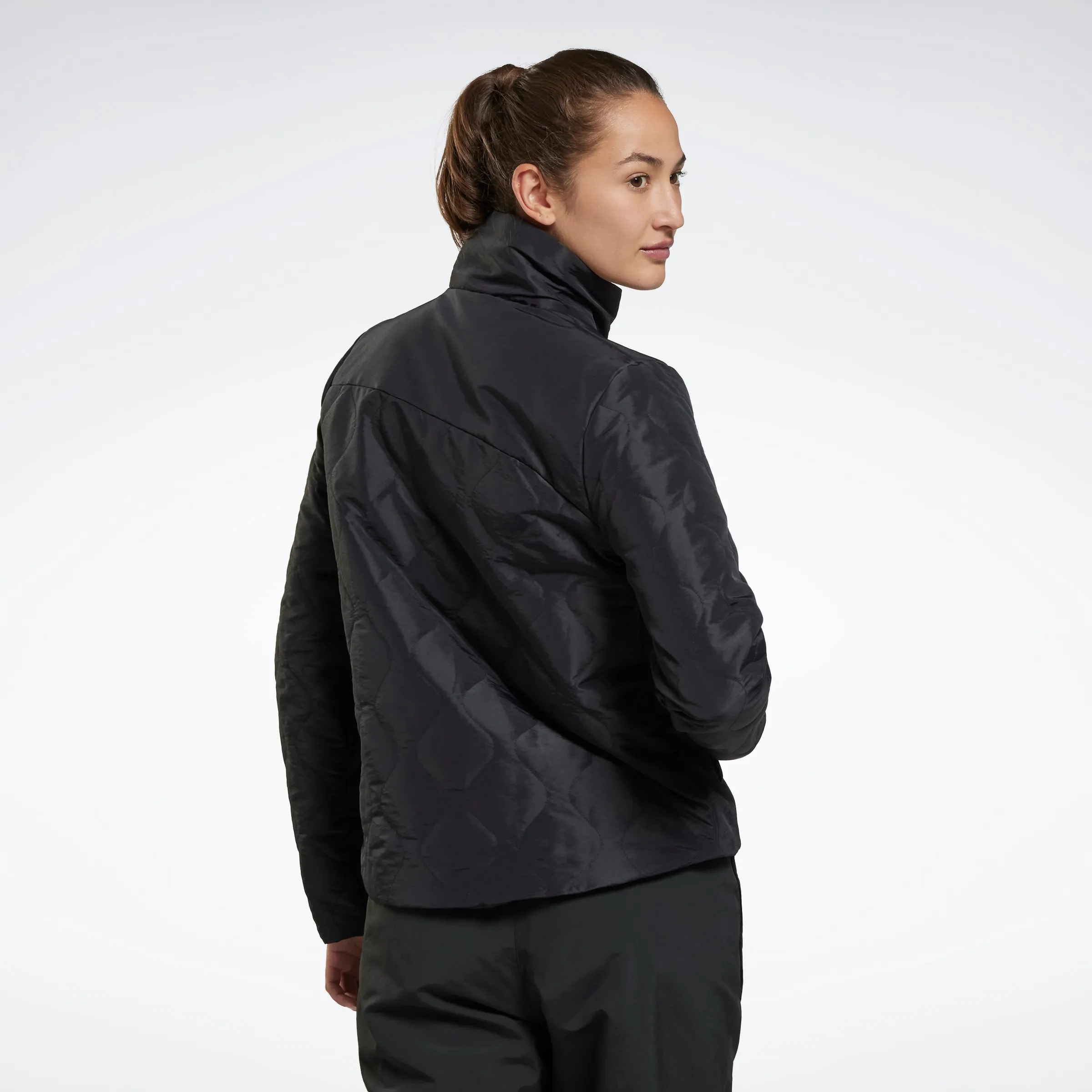 Reebok Apparel Women Thermowarm Graphene Padded Jacket Black