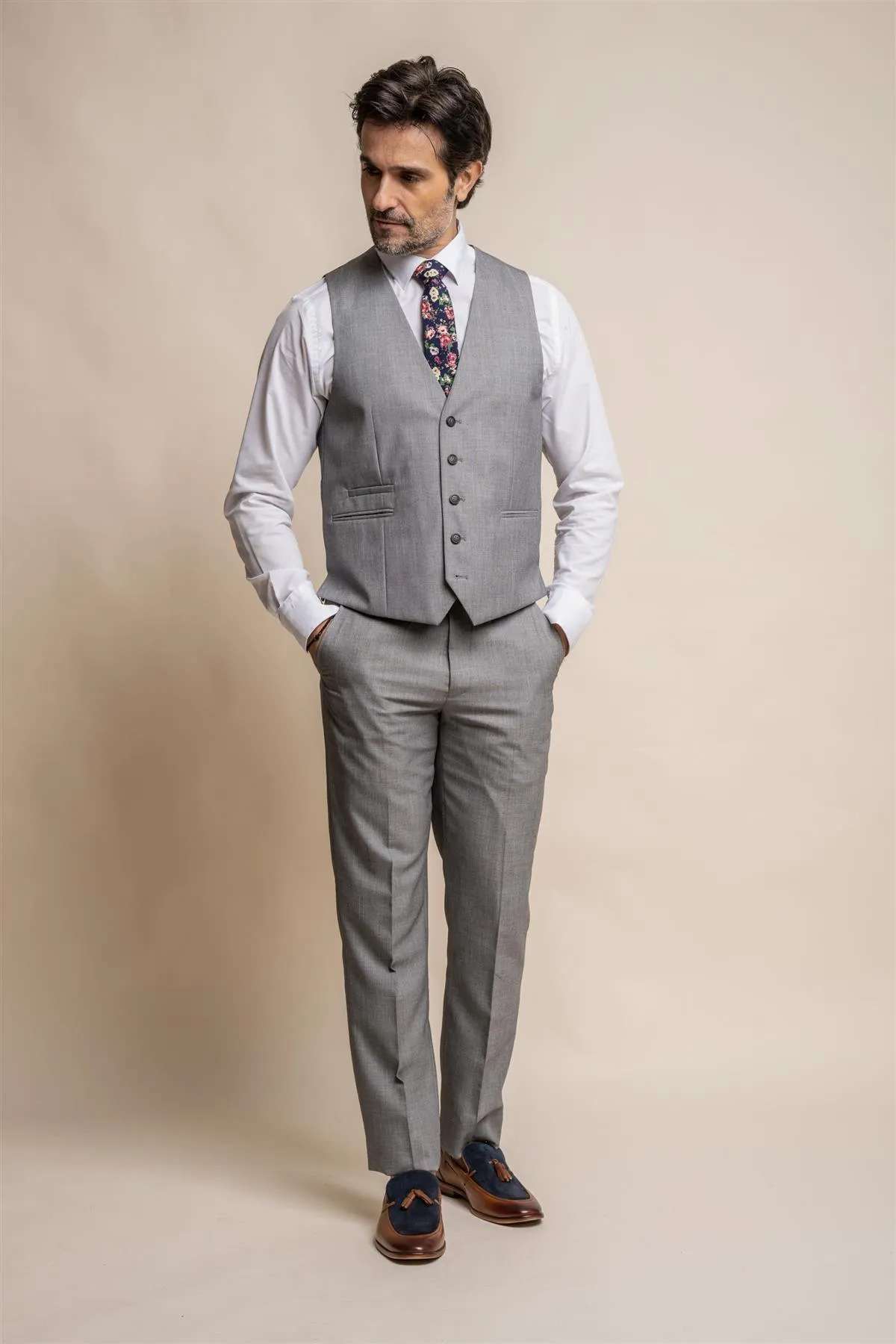 Reegan Grey Waistcoat