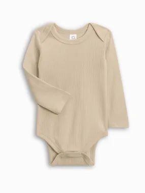 Ribbed Long Sleeve Bodysuit