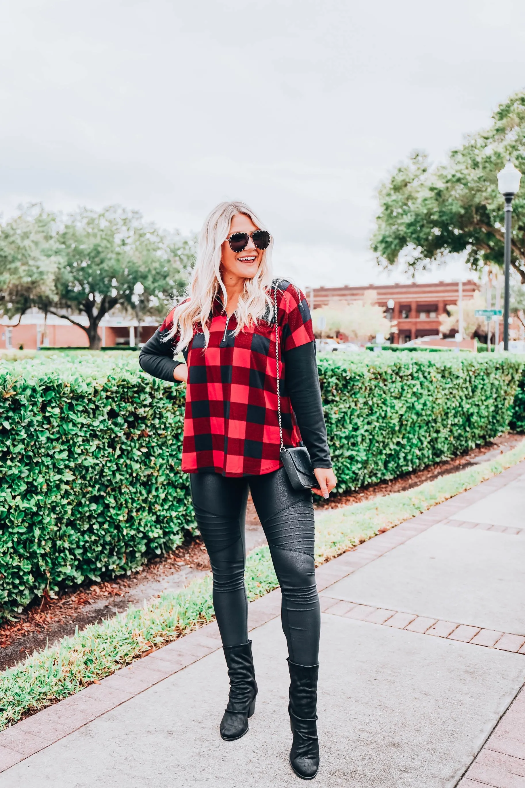 Roaming Spirit Buffalo Plaid Hoodie