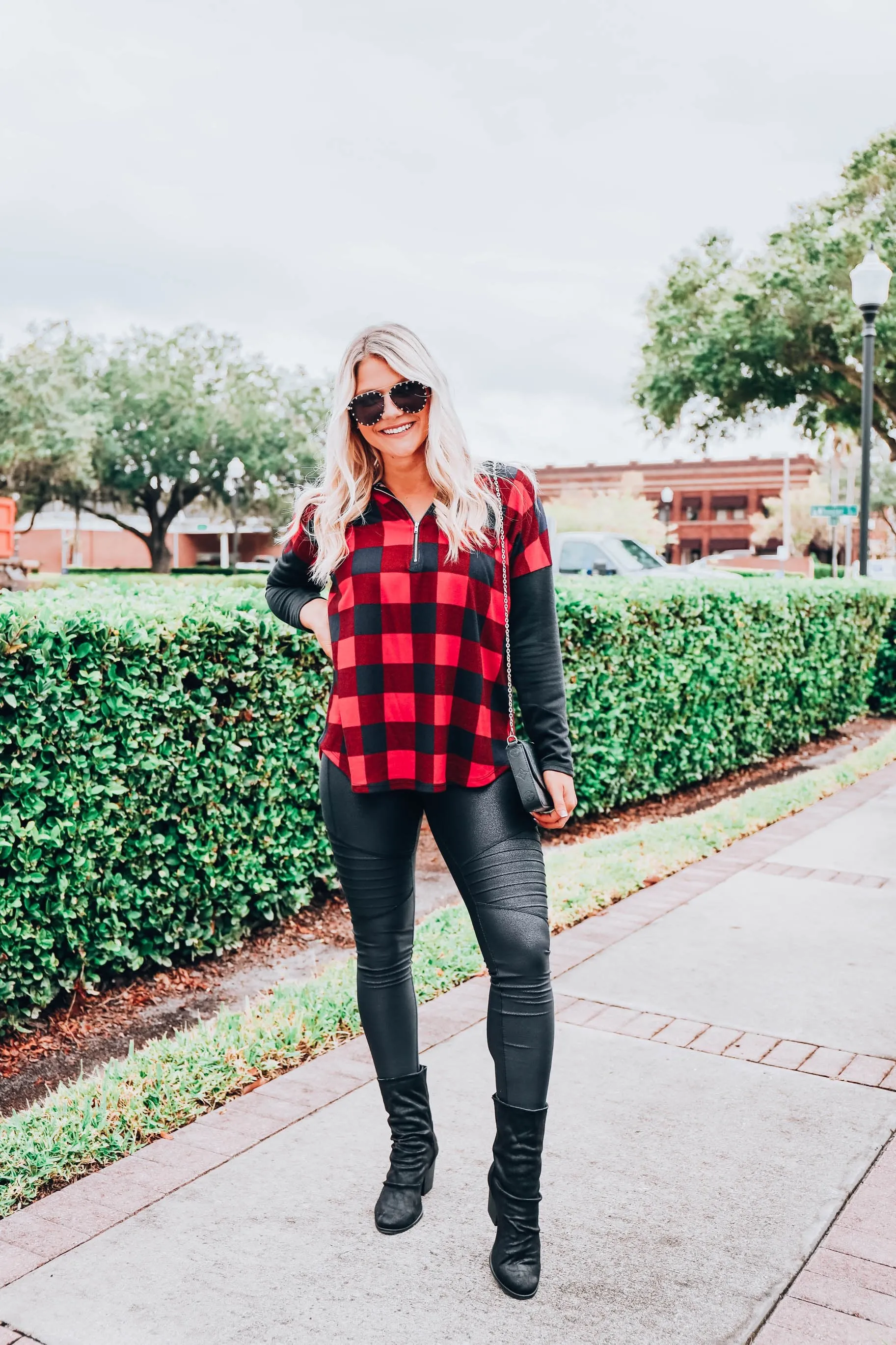 Roaming Spirit Buffalo Plaid Hoodie