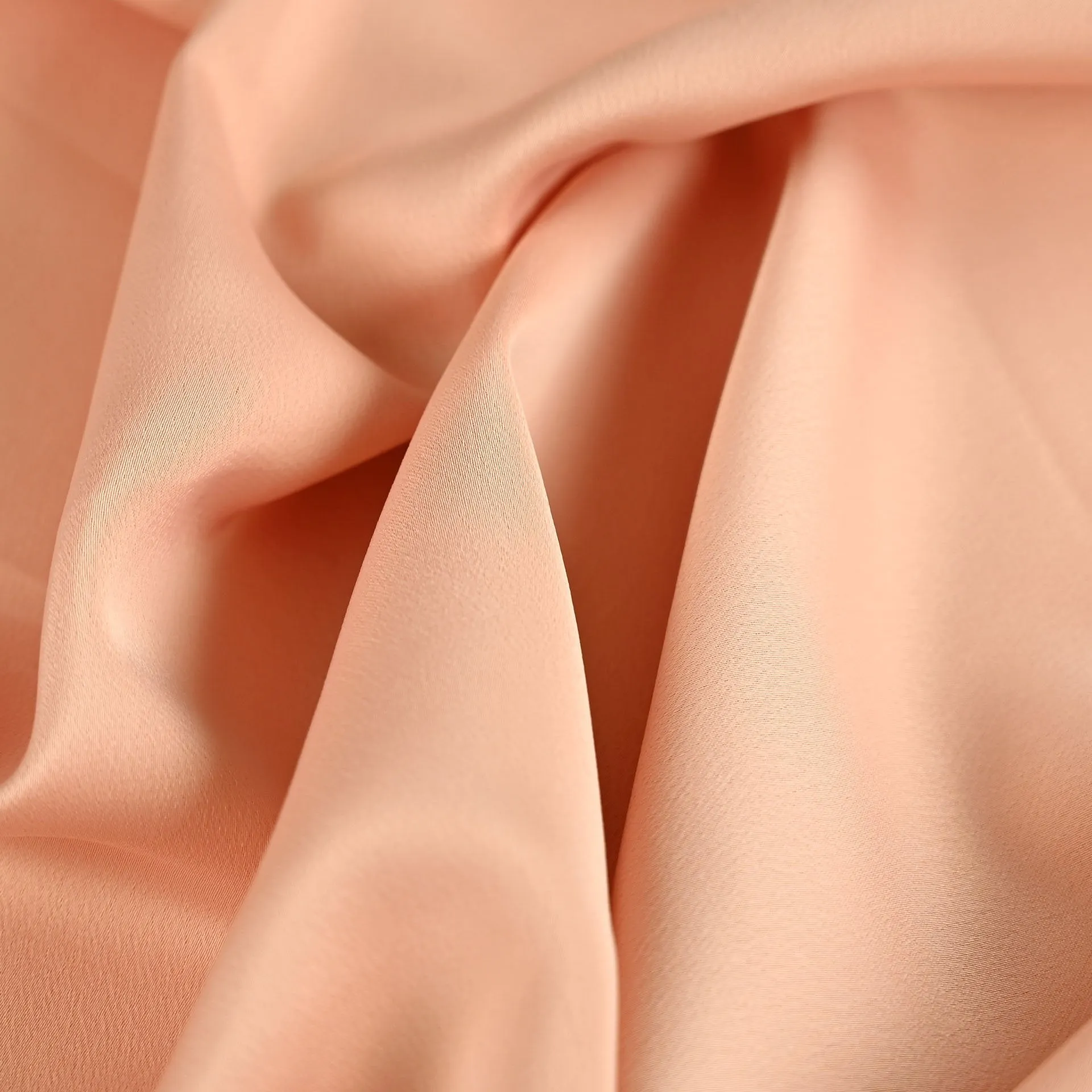 Rose Peach Satin Fabric 4236