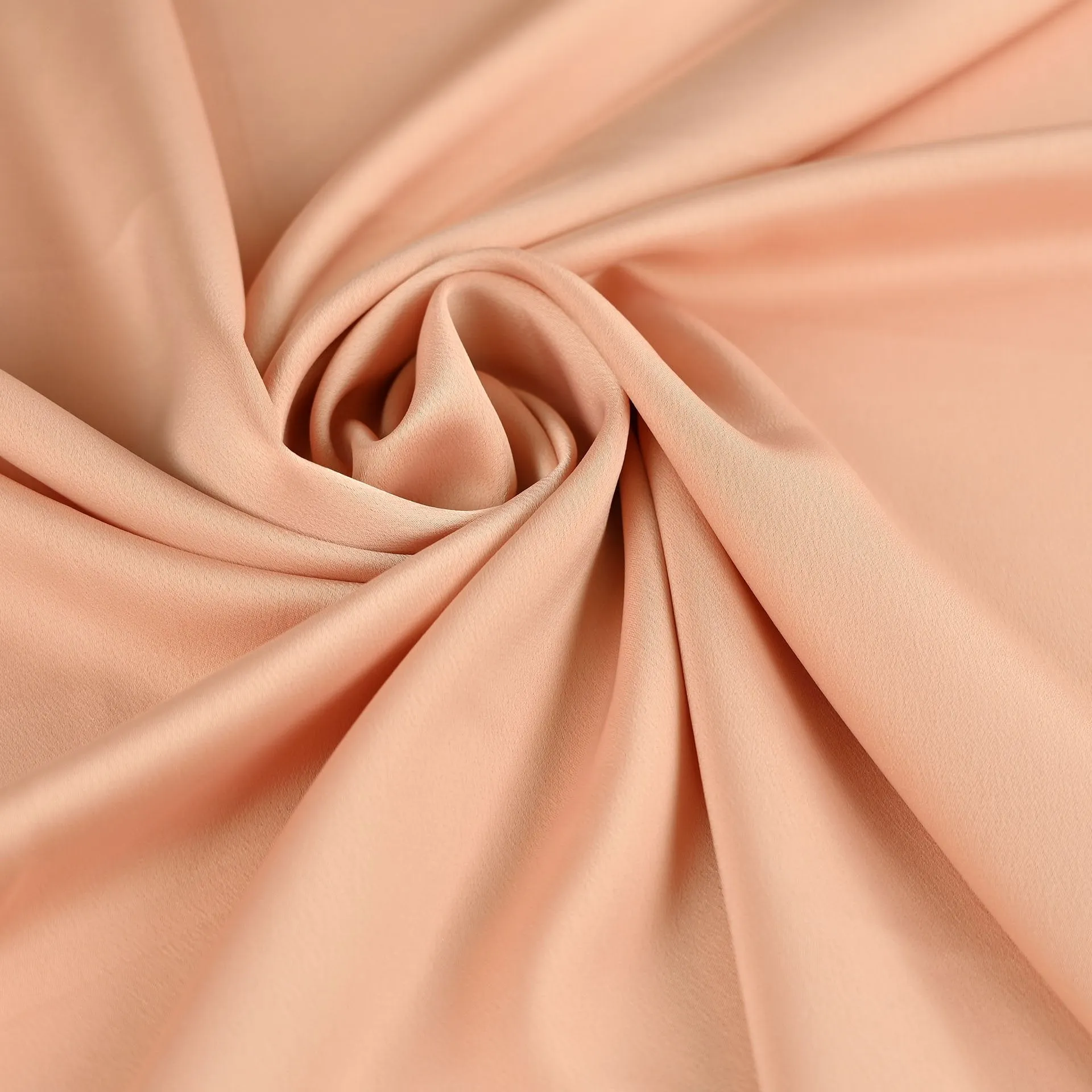 Rose Peach Satin Fabric 4236