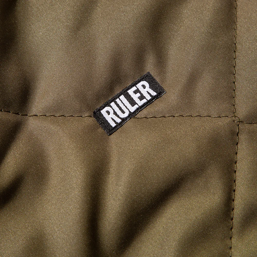 〈RULER®︎〉MATT QUILTED HOODIE JACKET