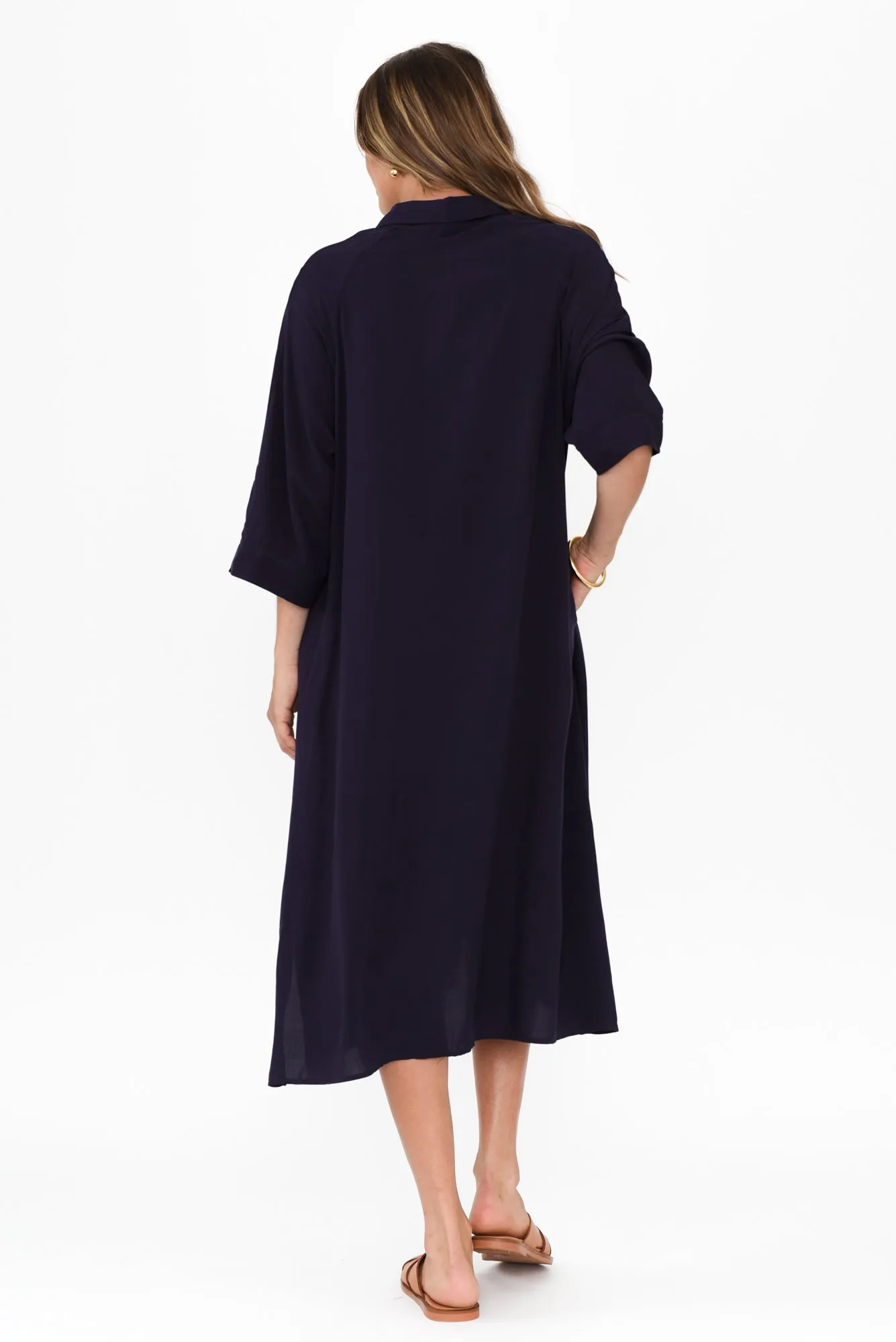 Seiko Navy Shirt Dress