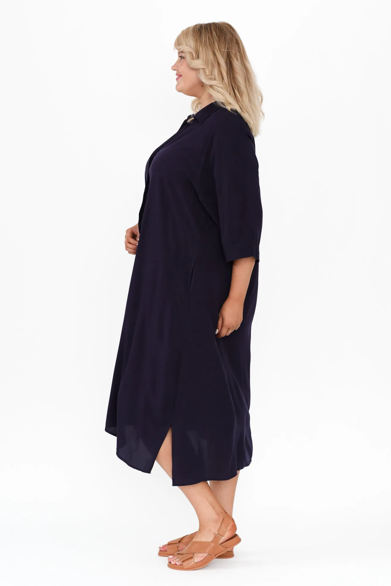 Seiko Navy Shirt Dress