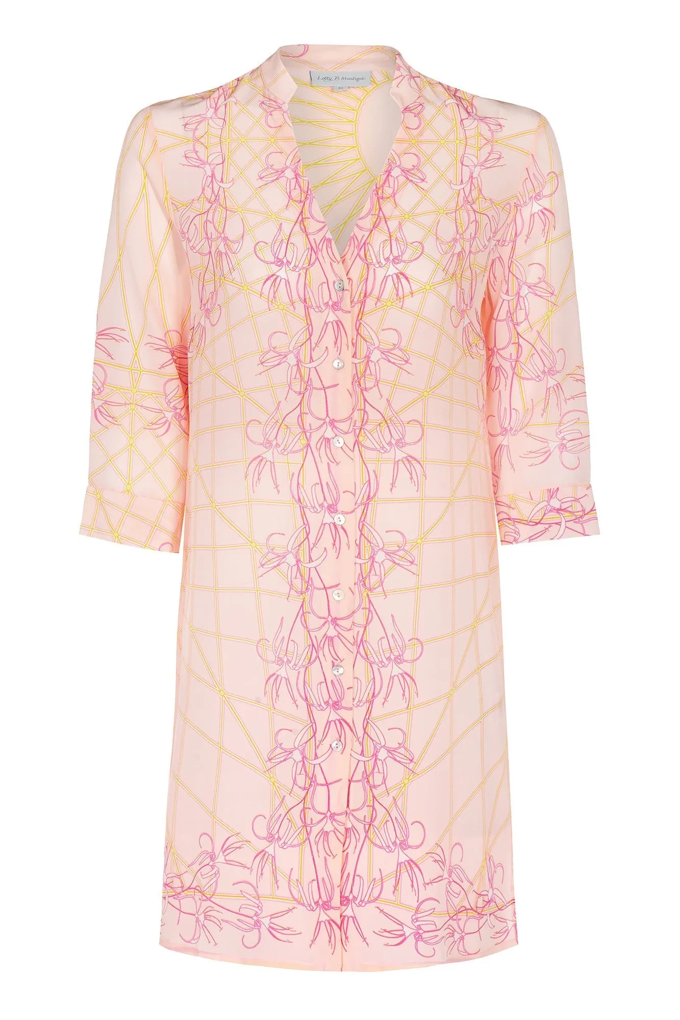 Silk Shirt Dress SPIDERLILY