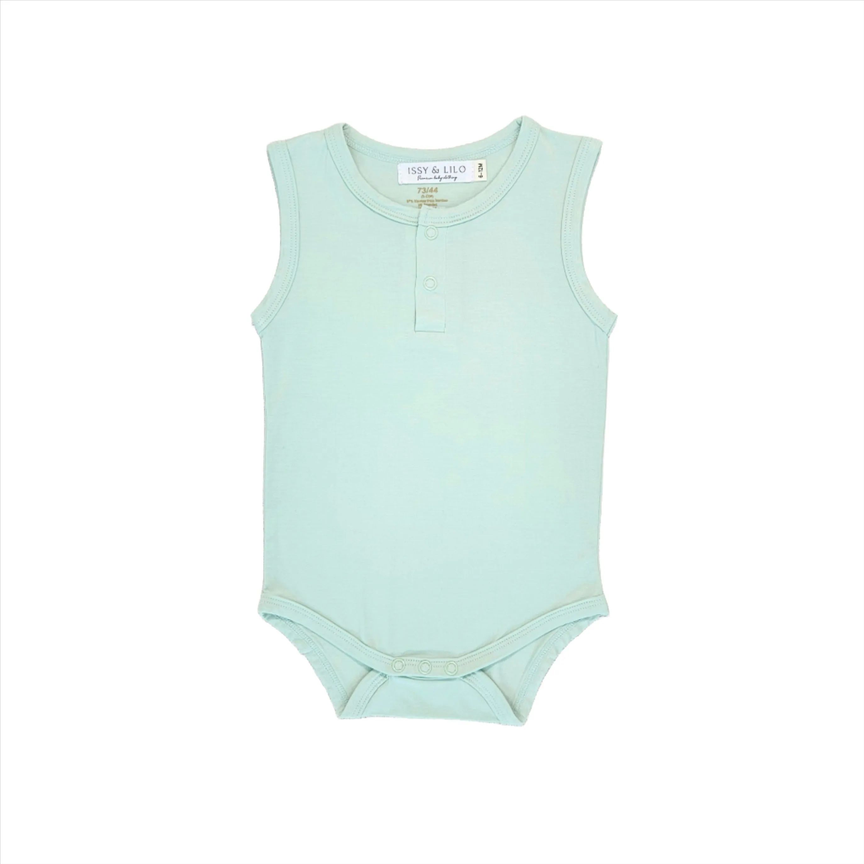 Sleeveless Bamboo Bodysuit - Green