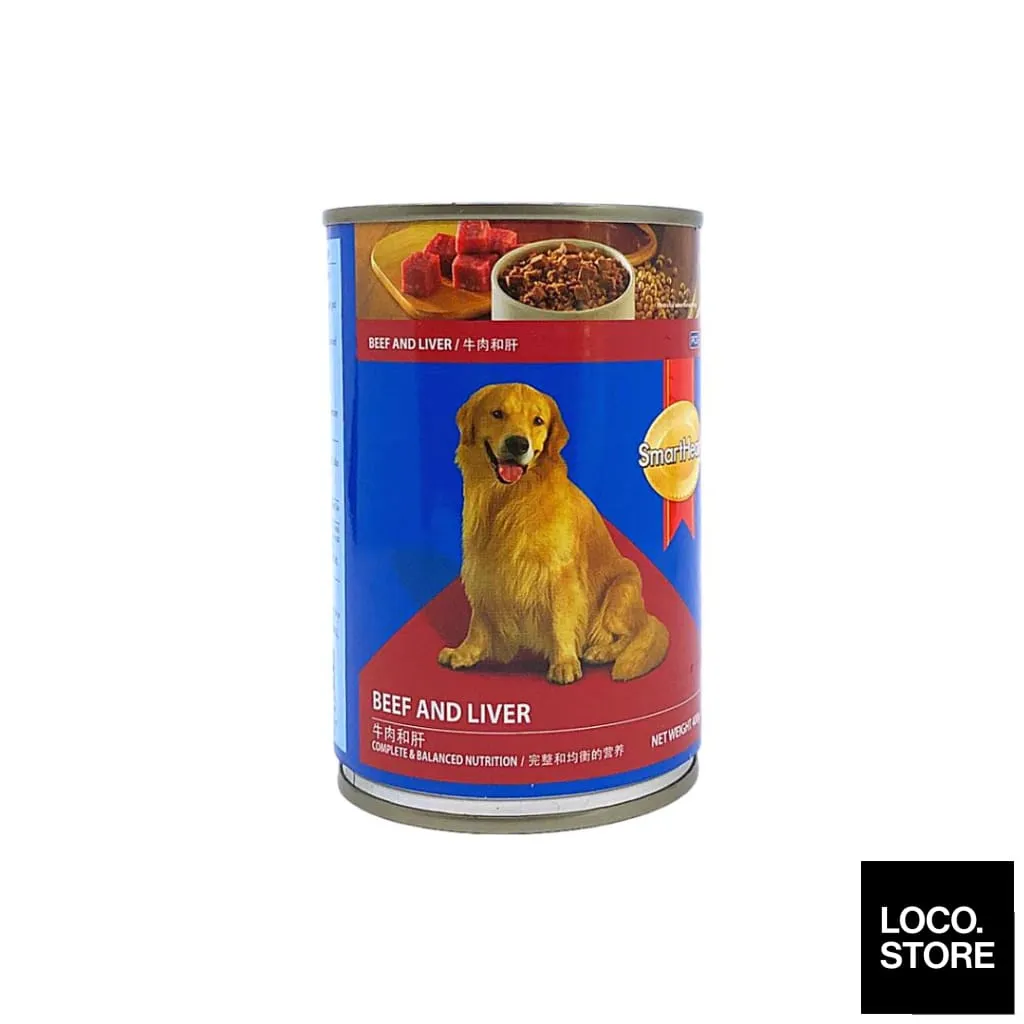 Smart Heart Dog Can Beef & Liver 400g