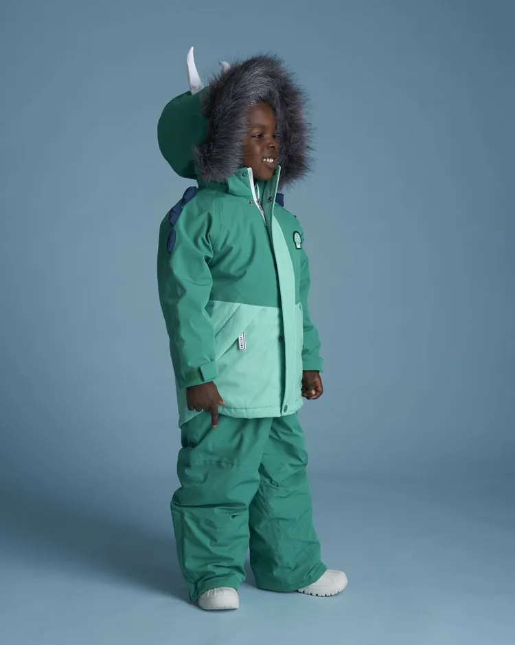 Spike the Dinosaur - Kids Ski Jacket