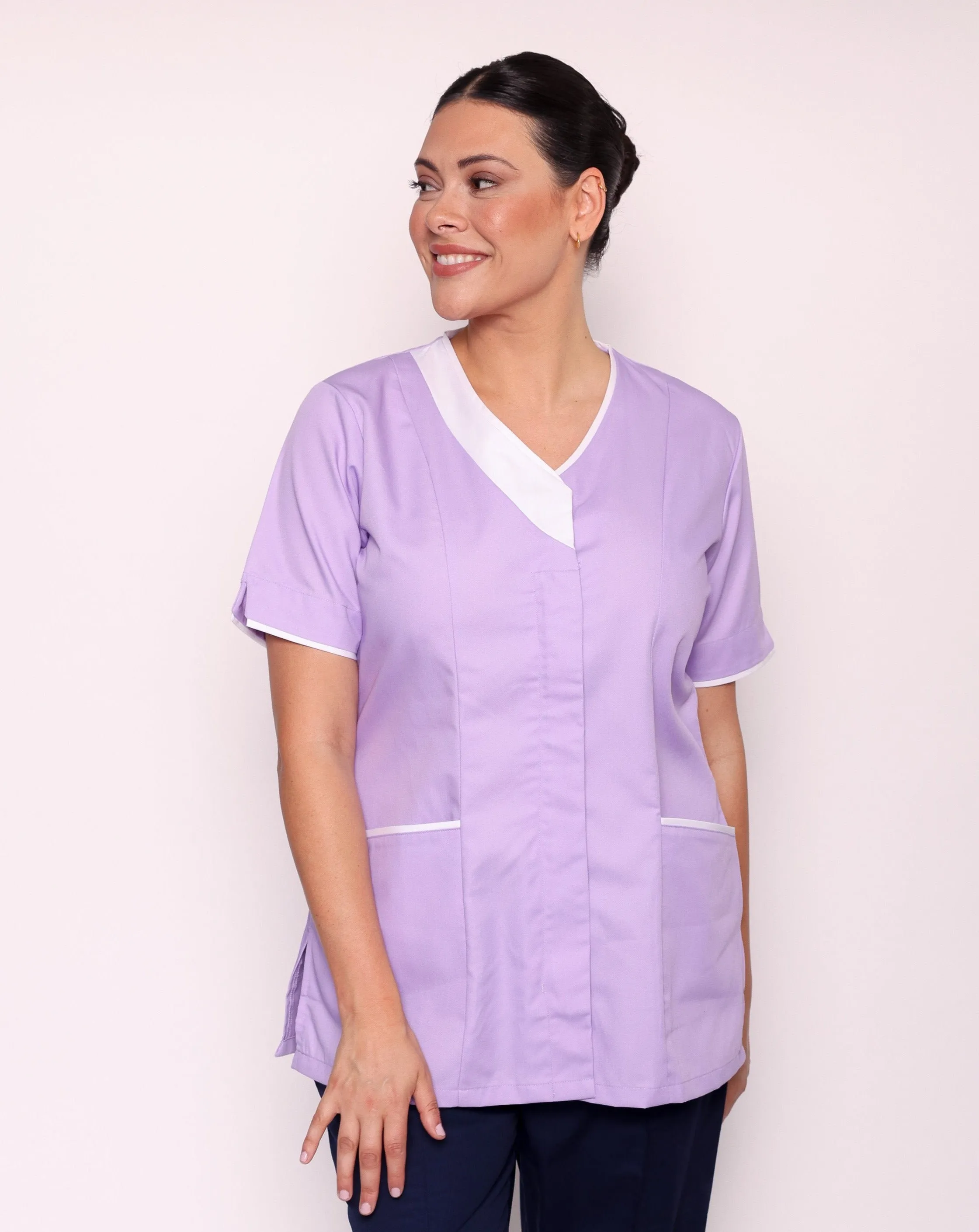 Spirit Asymmetric Trimmed Modern Healthcare Tunic