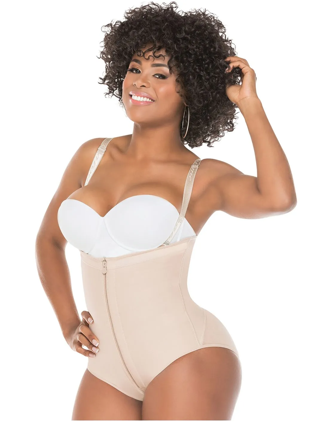 Strapless Tummy Control Butt Lifter Panty Bodysuit Fajas Salome 418