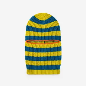 Striped Knit Balaclava