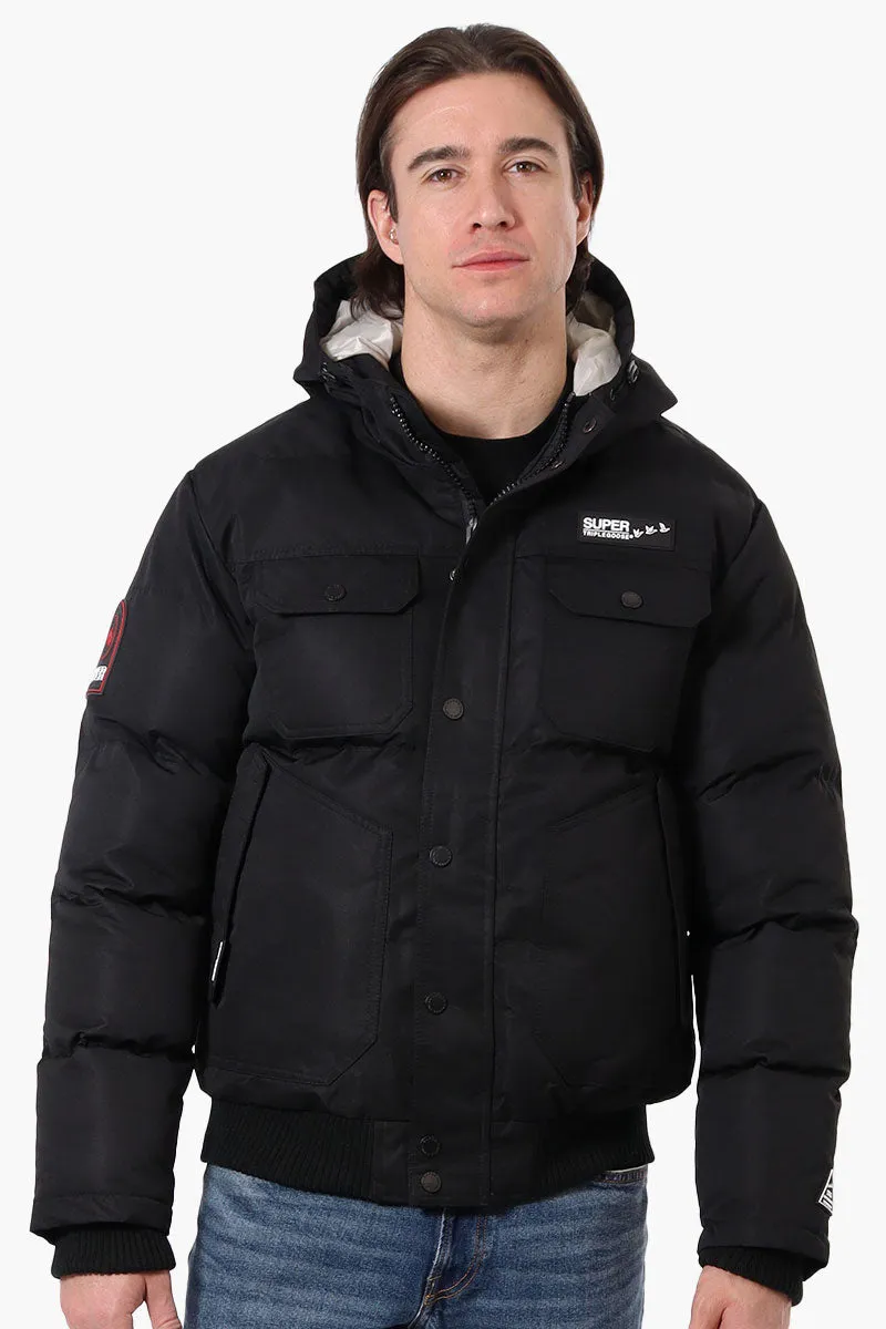 Super Triple Goose 4 Pocket Bomber Jacket - Black