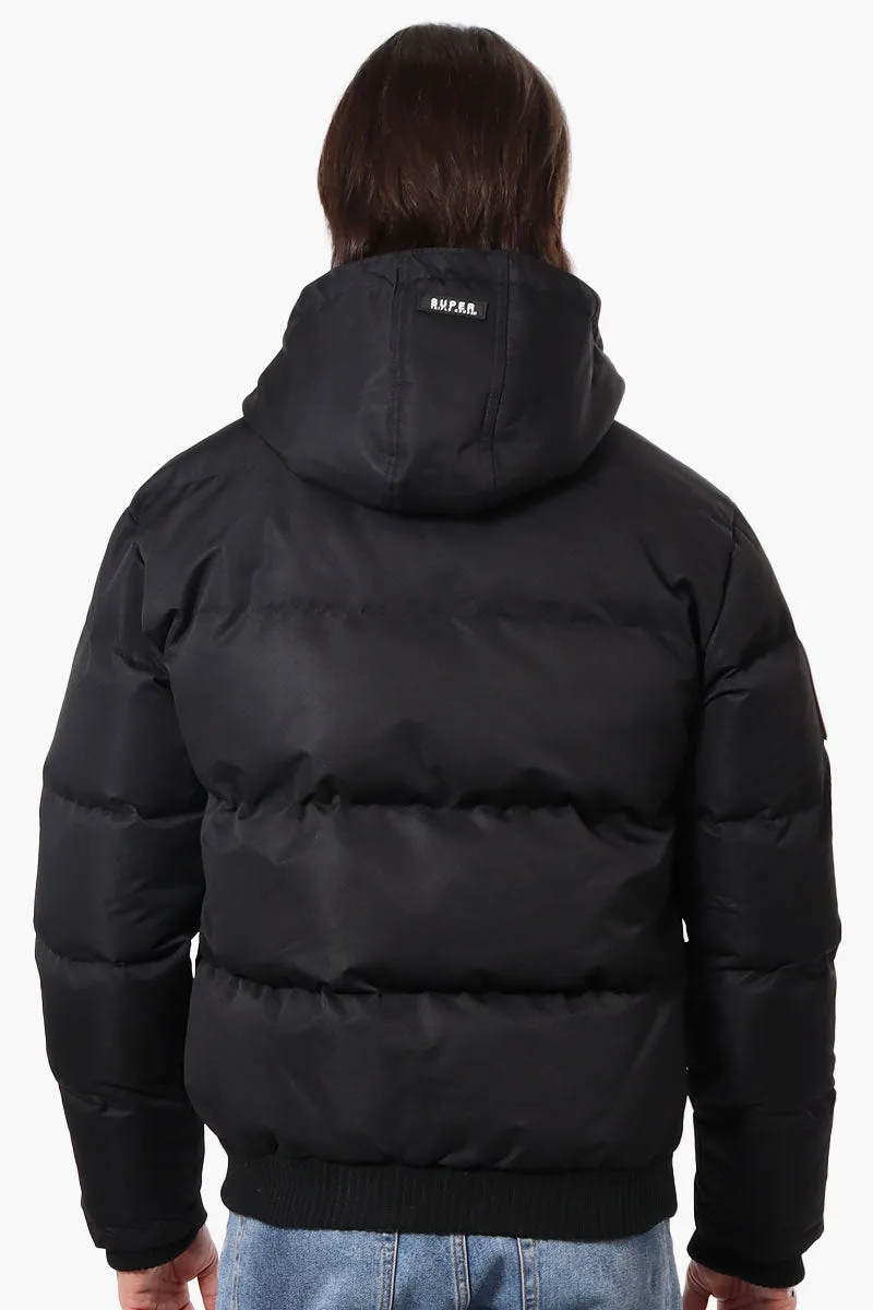 Super Triple Goose 4 Pocket Bomber Jacket - Black