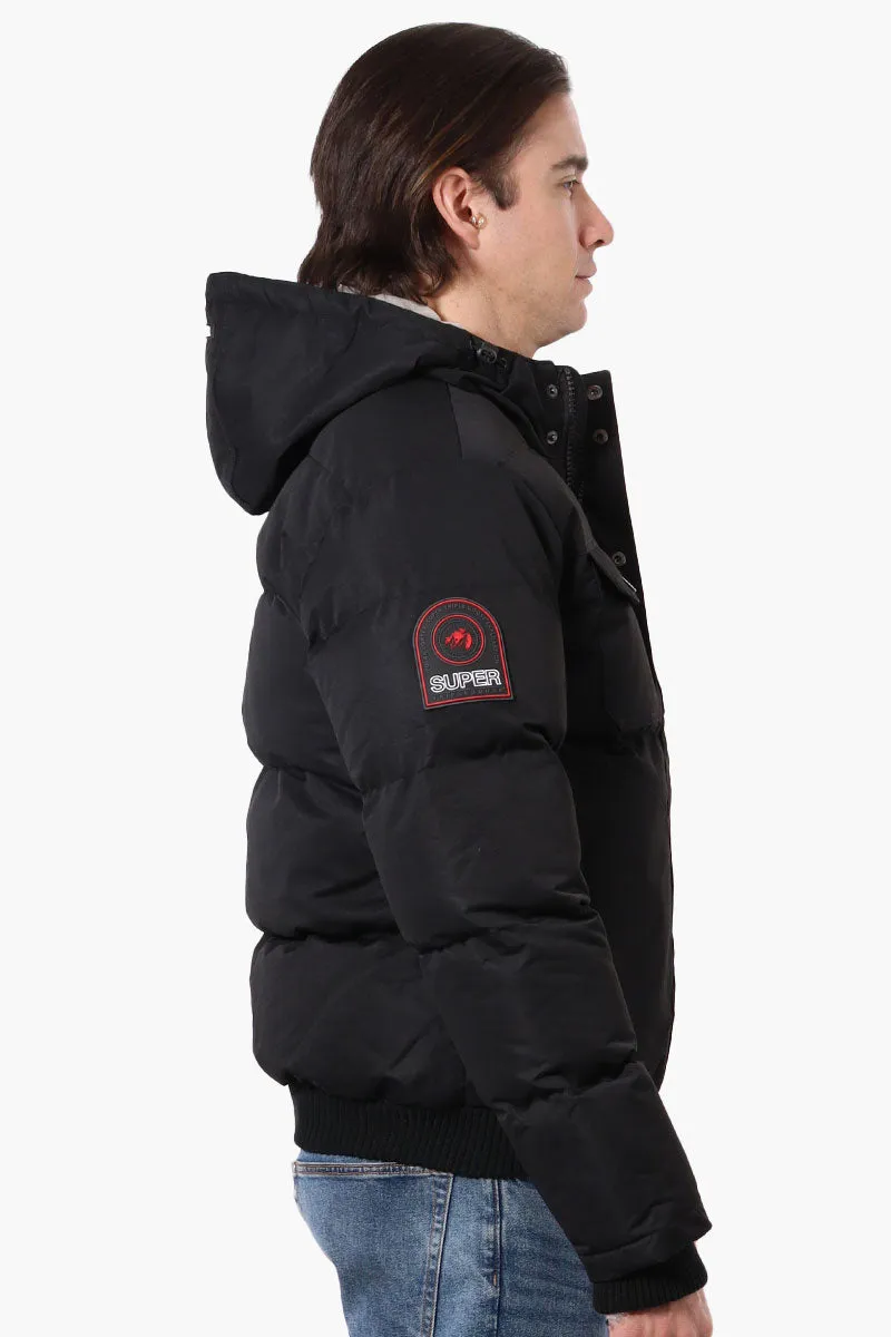 Super Triple Goose 4 Pocket Bomber Jacket - Black