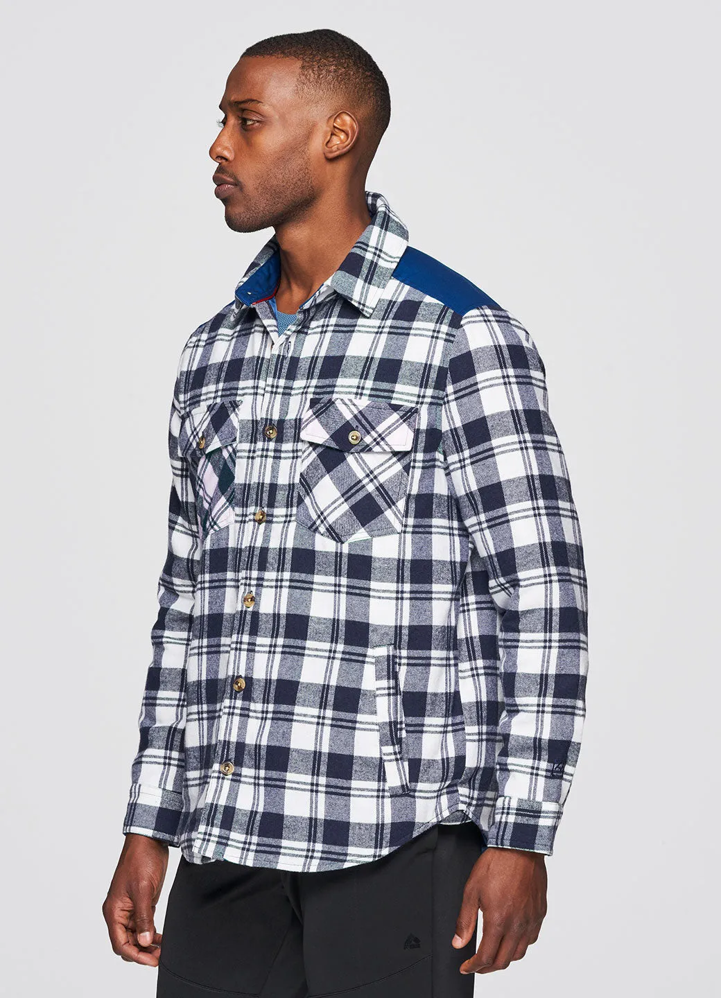 Thomas Brushed Flannel Shirt Jacket