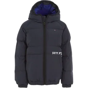 Tommy Hilfiger Logo Quilted Jacket Desert Sky