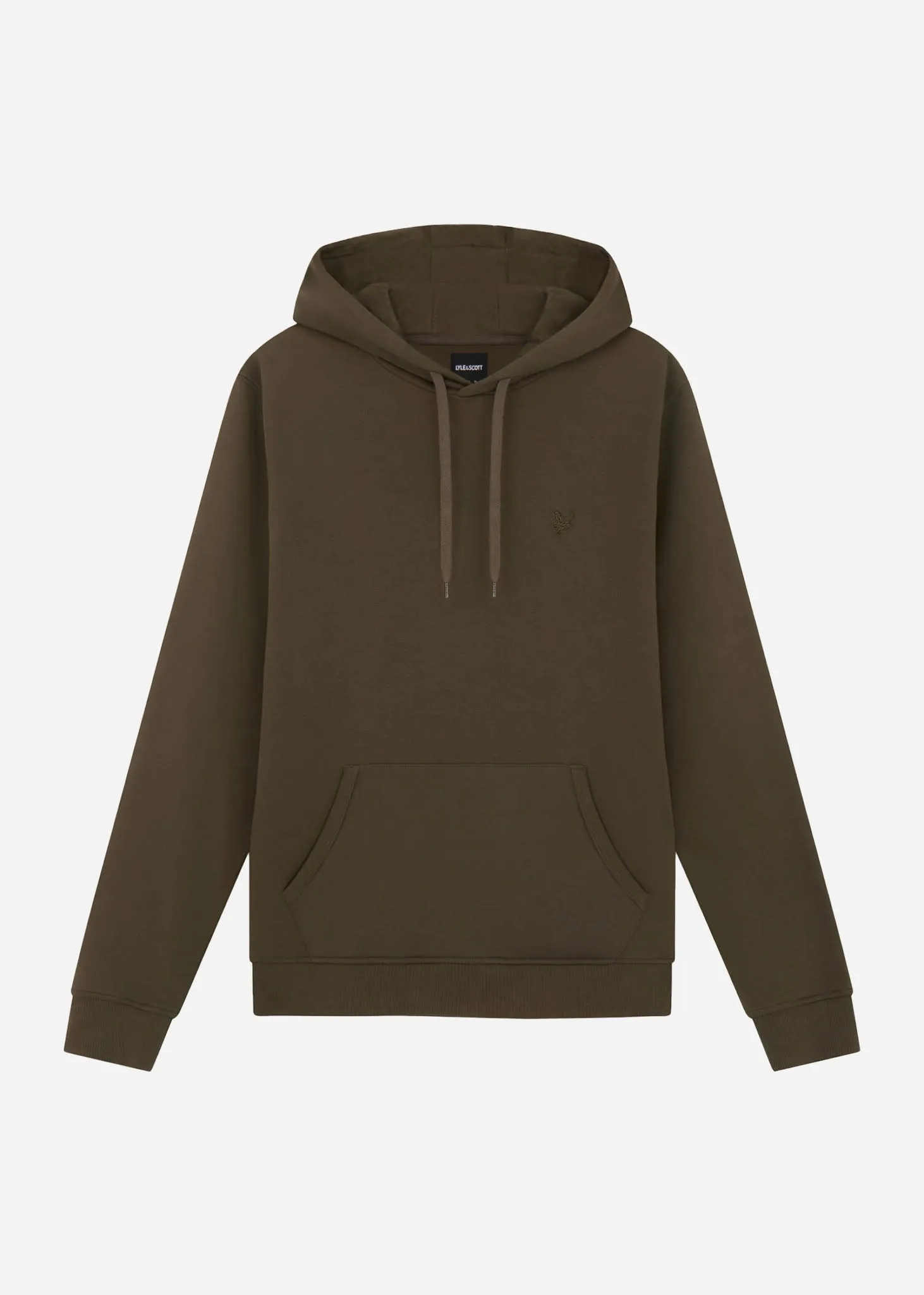 Tonal eagle pullover hoodie - olive