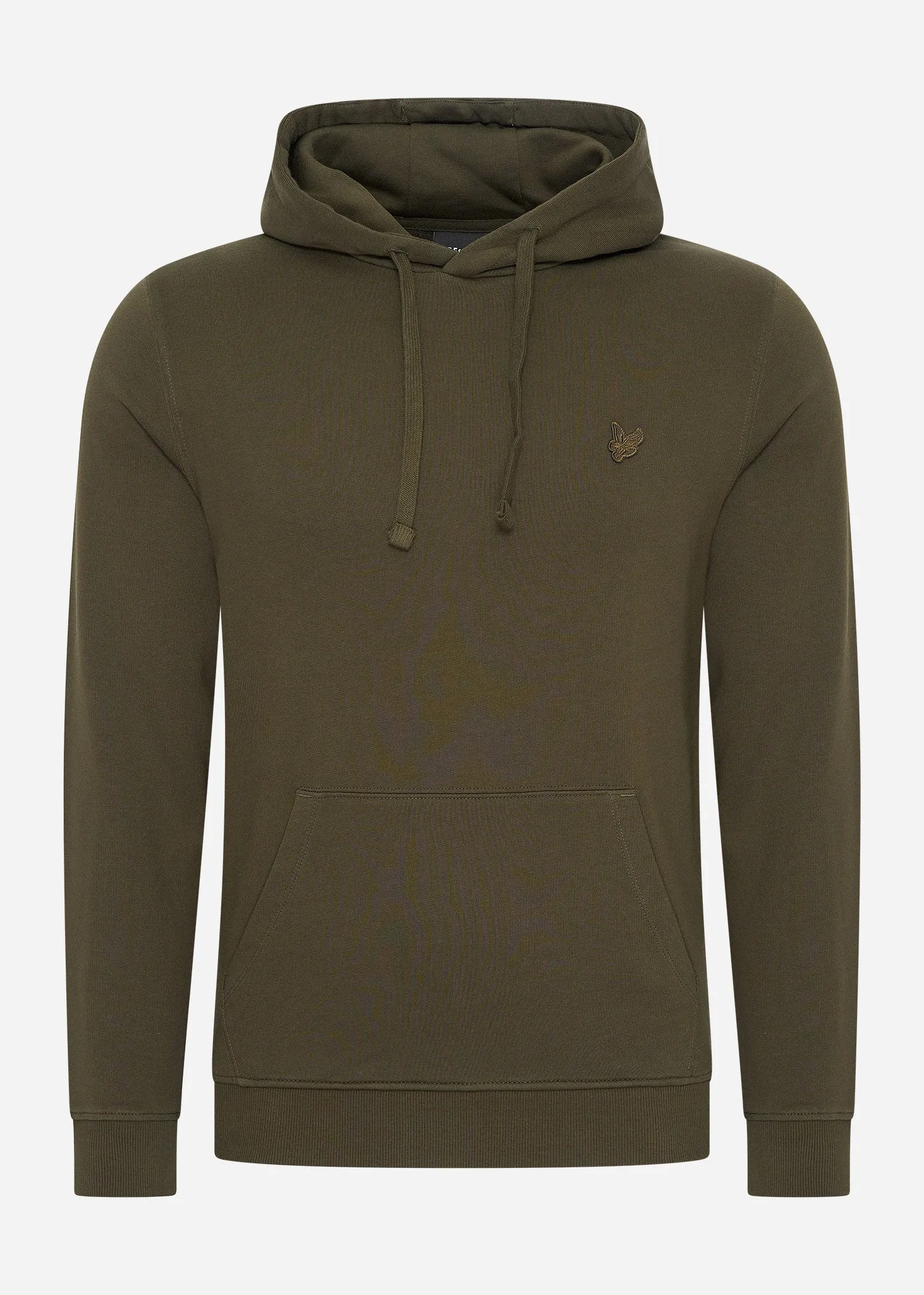 Tonal eagle pullover hoodie - olive