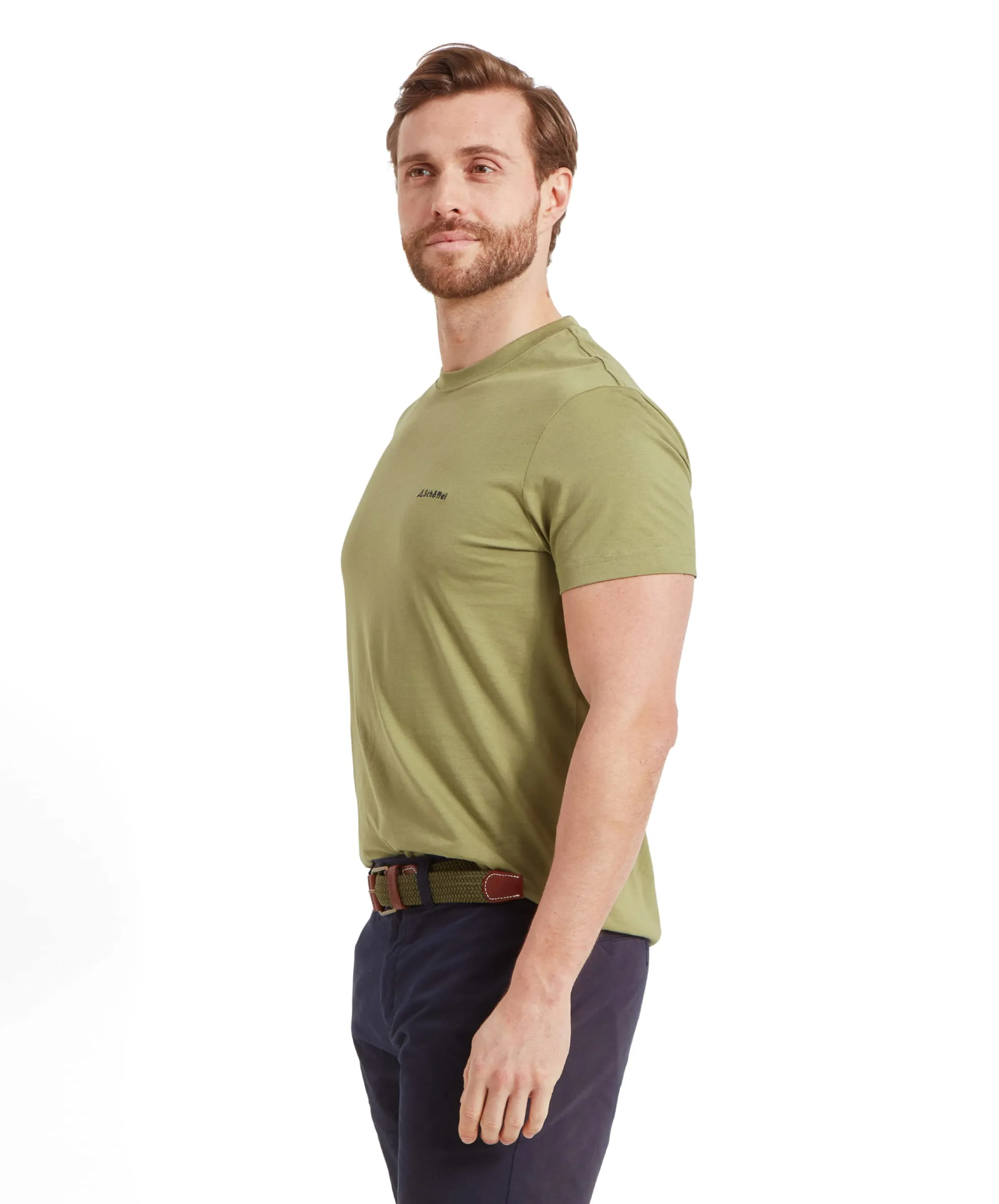 Trevone T Shirt - Light Khaki Green