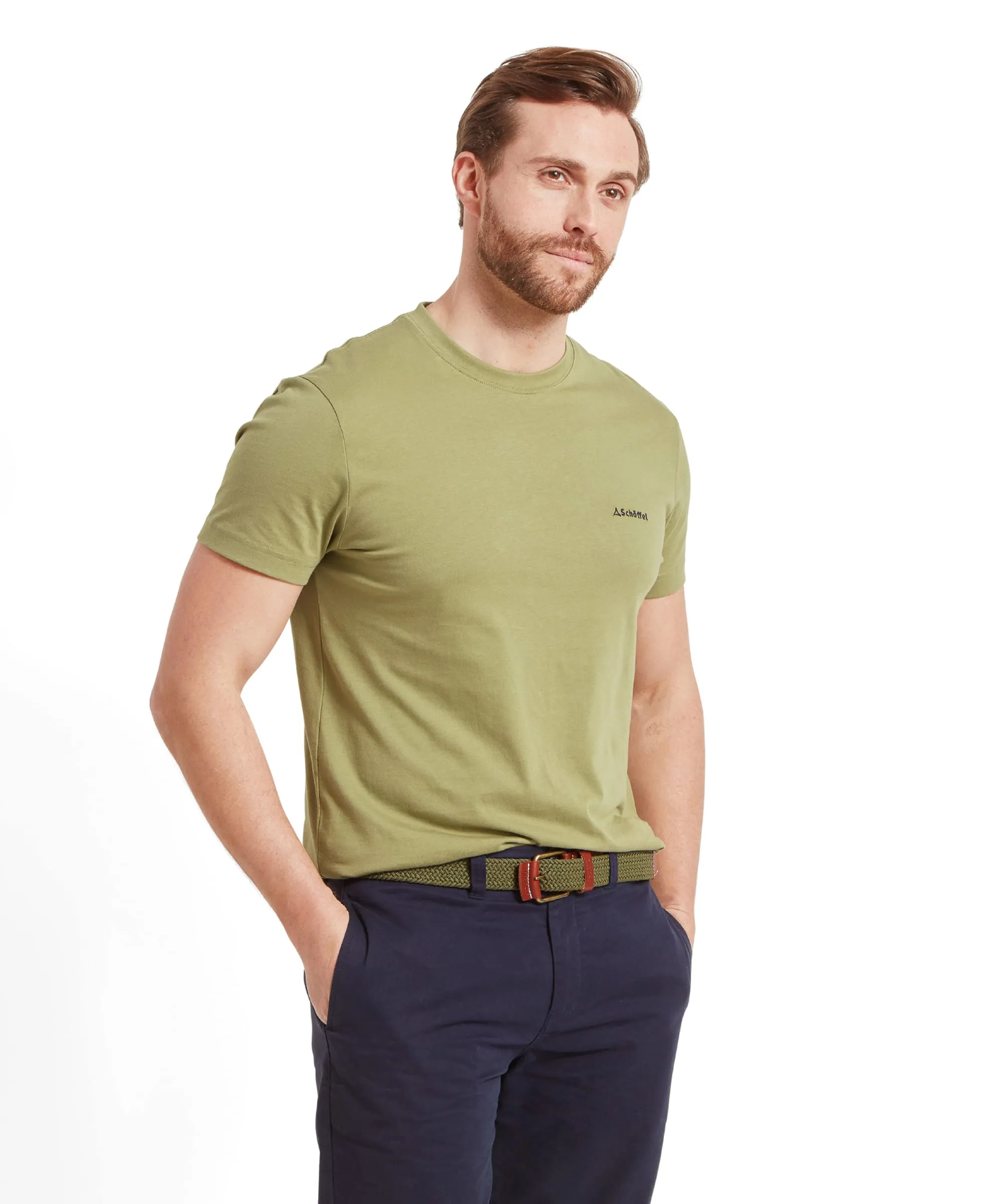 Trevone T Shirt - Light Khaki Green