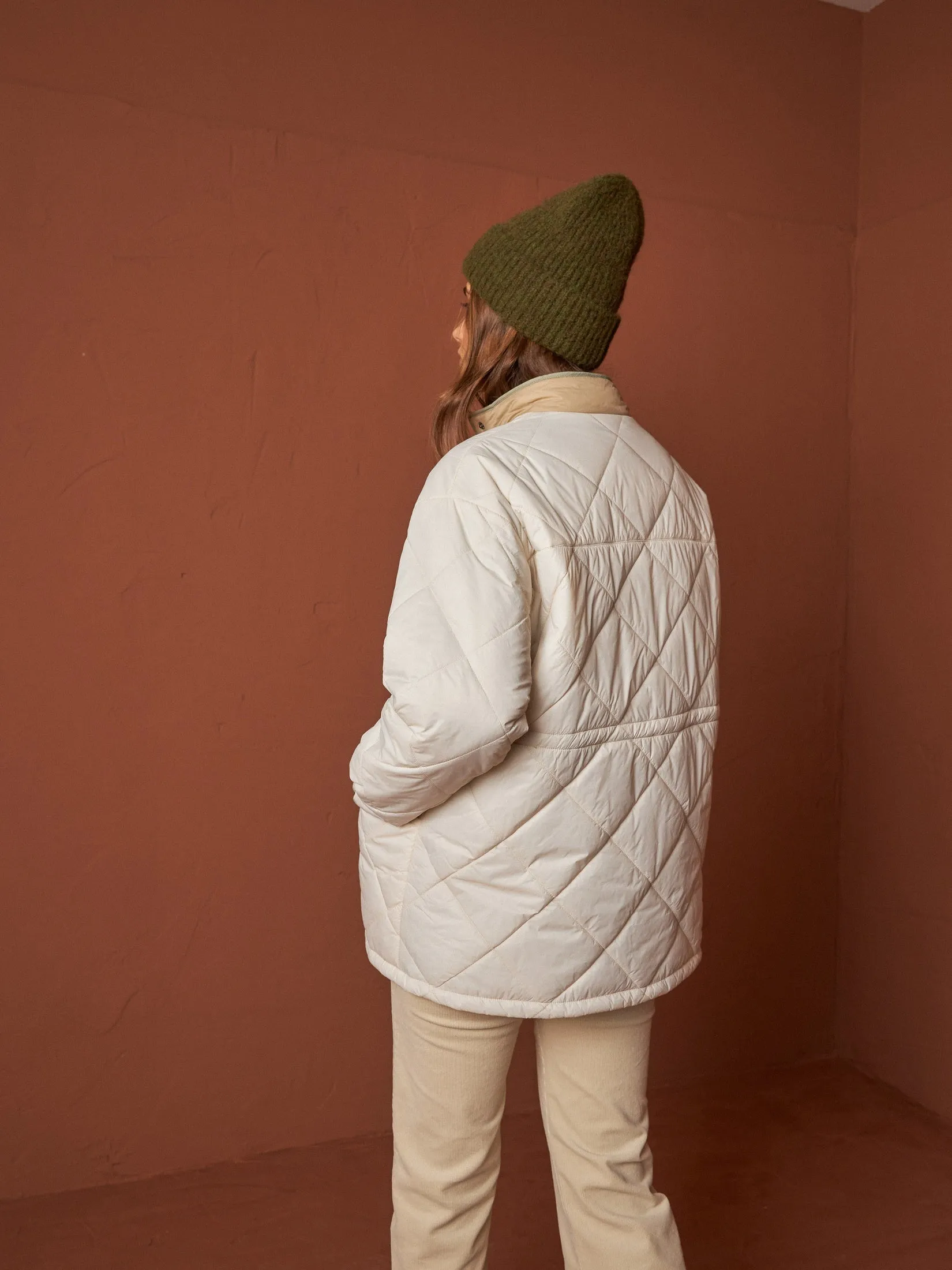 Tricolour Quilt Coat