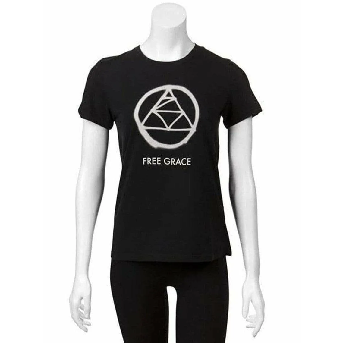 Undercover Black Cotton 'Free Grace' T-Shirt