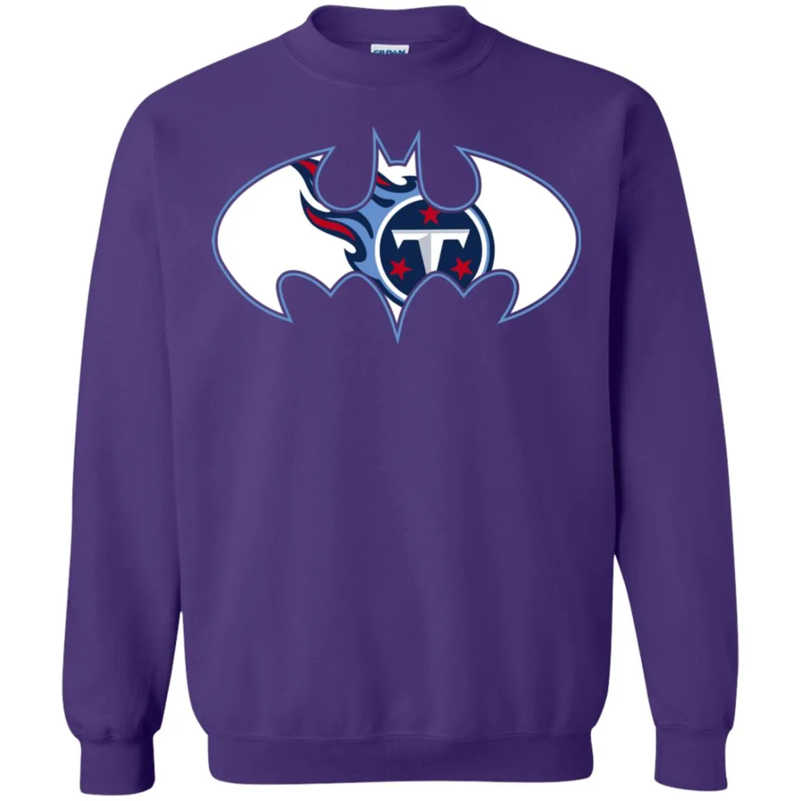 We Are The Tennessee Titans Batman Nfl Mashup Crewneck Pullover Sweatshirt