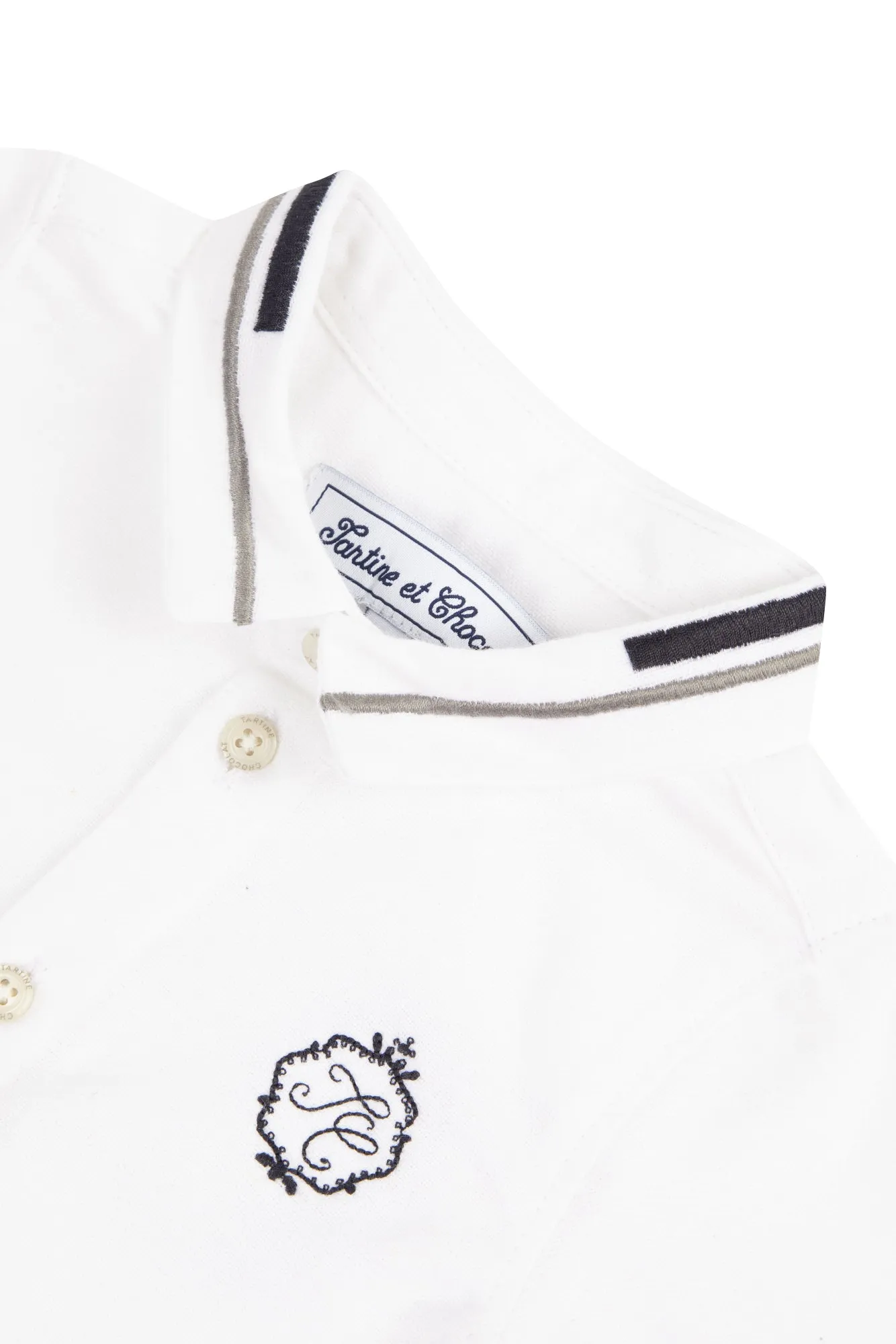 White Baby Emblem Shirt