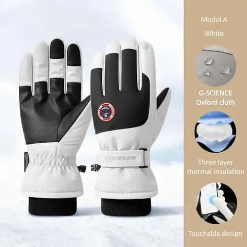 Winter Waterproof Cycling Gloves Sports Running Motorcycle Ski Touch