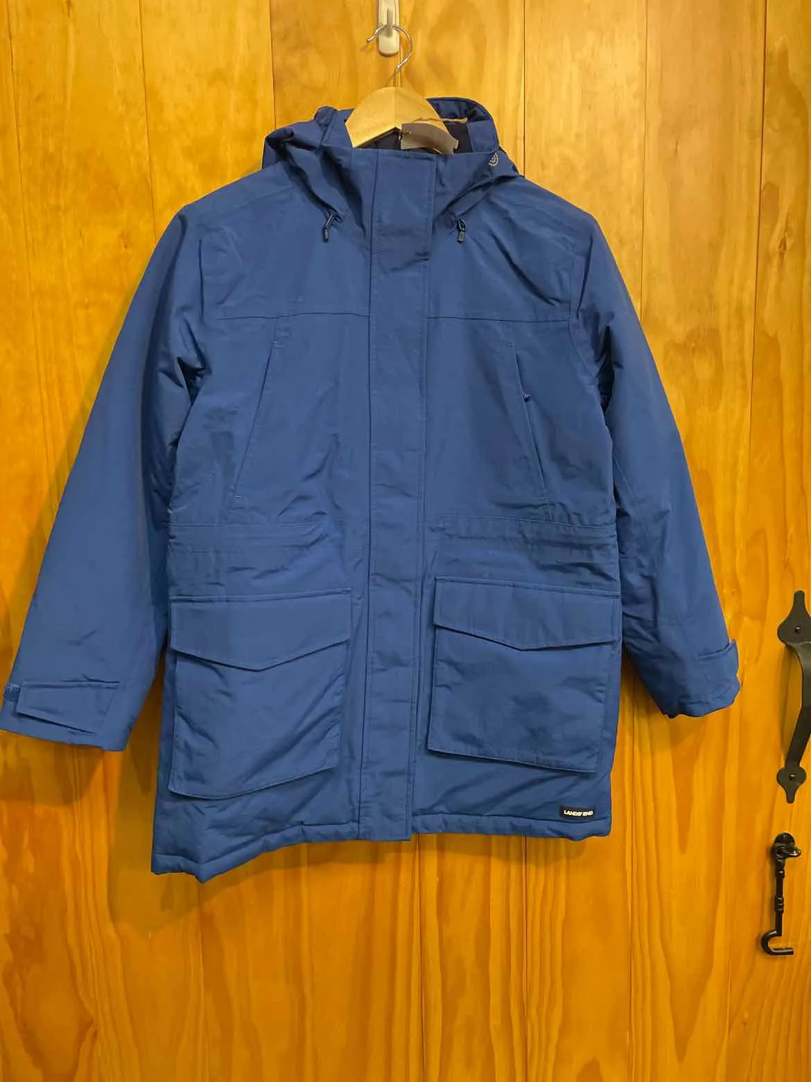 Women Size Small Pet Lands End Blue Women's Winter Jacket