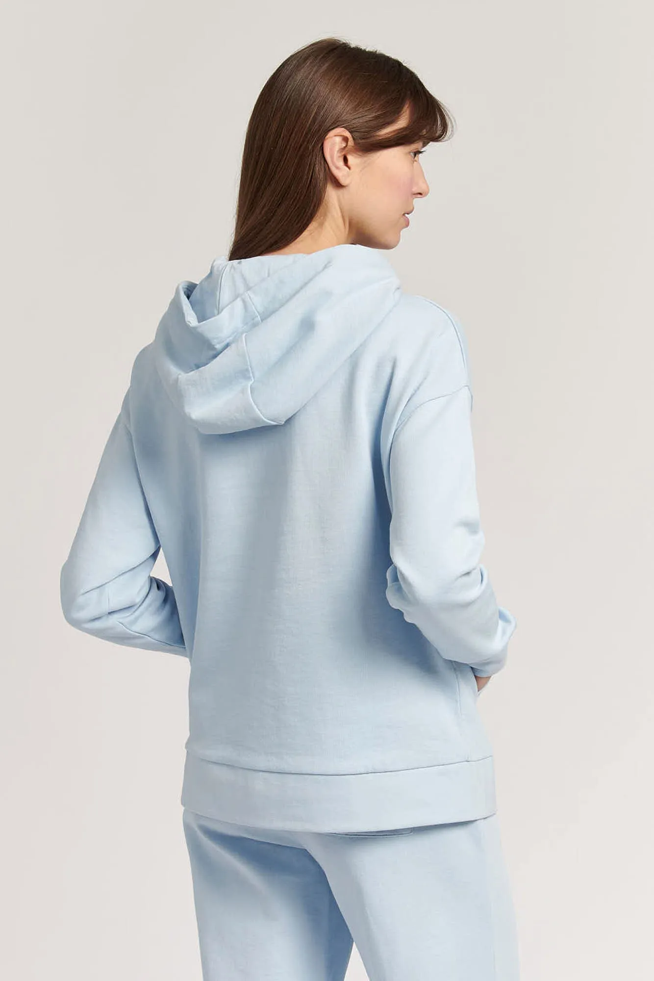 Womens Oversized Hoodie in Skyway