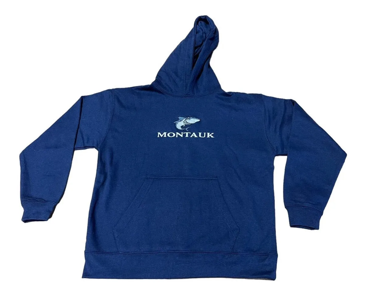 Youth Montauk Shark Pull Over Hoodie