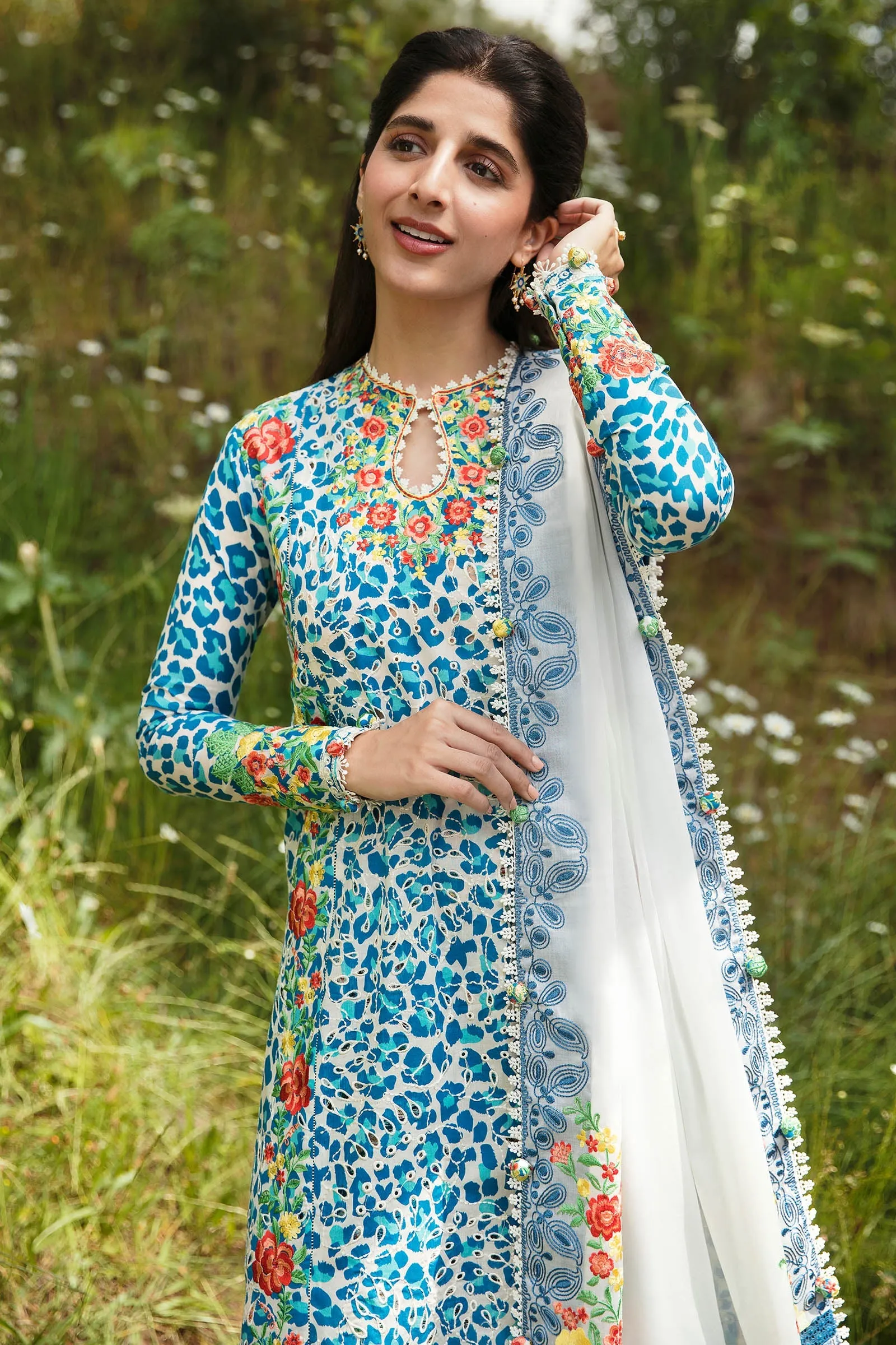 Zaha Festive Lawn Collection – SELIN (ZF23-08)