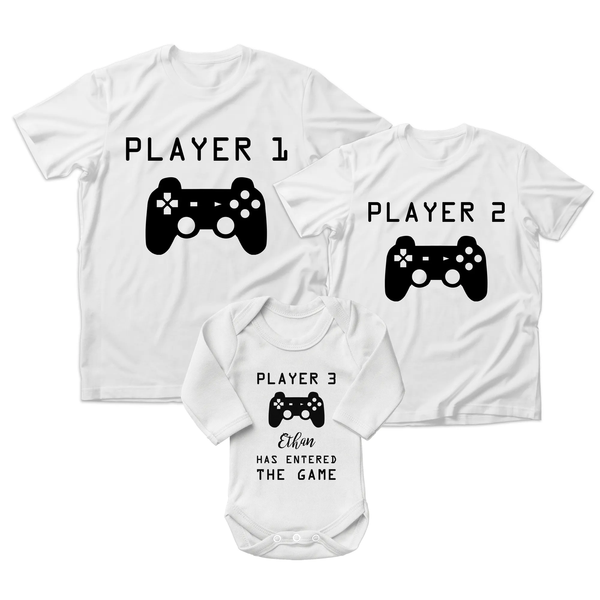 Zeronto Baby Gift Basket - Gamer Family (Mom, Dad, & Baby)